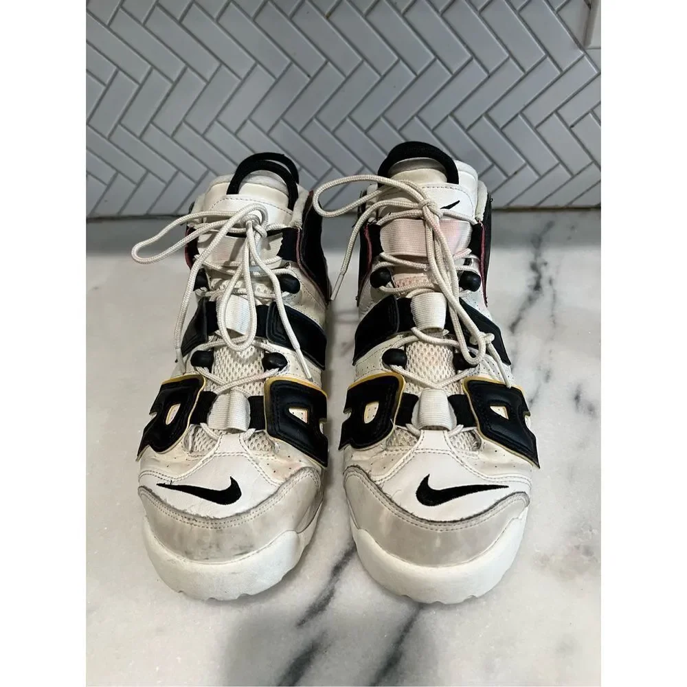 Nike Air More Uptempo '96 Primary Colors Sail Black Multicolor DM1297-100 SZ10.5
